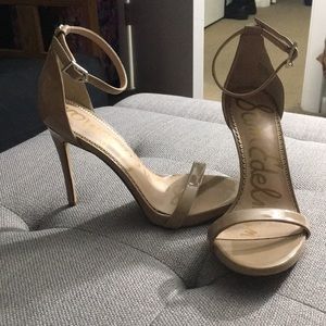 Sam Edelman Ariella Nude Stiletto Sandal